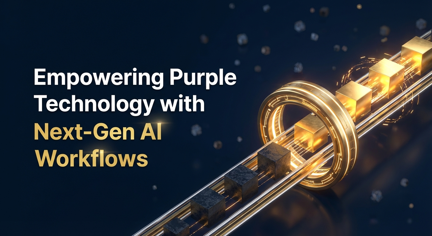 Empowering Purple Technology with Next-Gen AI Workflows