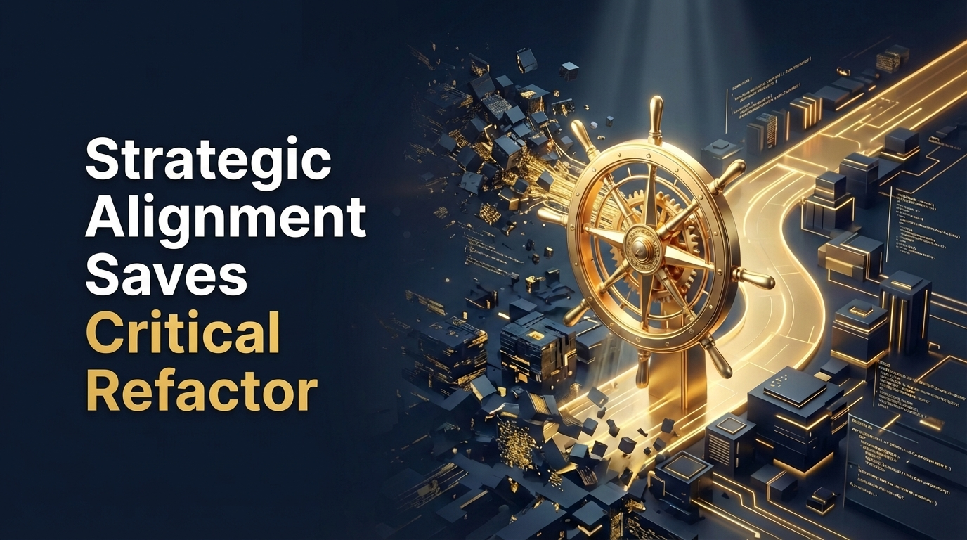 Strategic Alignment Saves Critical Refactor at Realpad